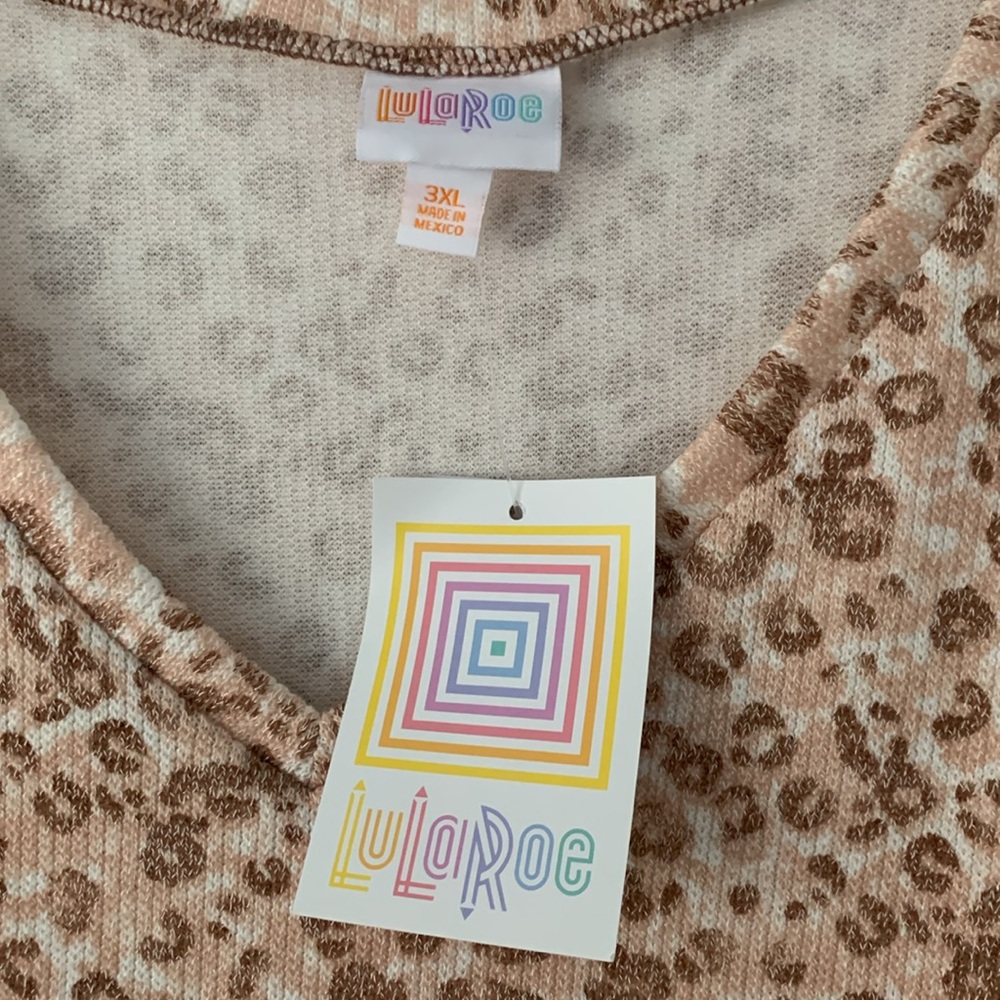 Lula Roe Sleeveless Patterned Top - Picture 2 of 3